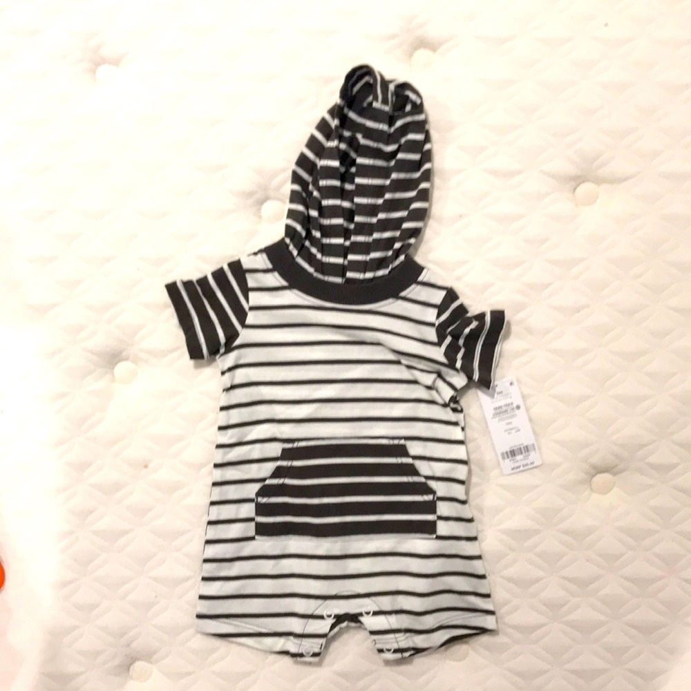 Hooded romper